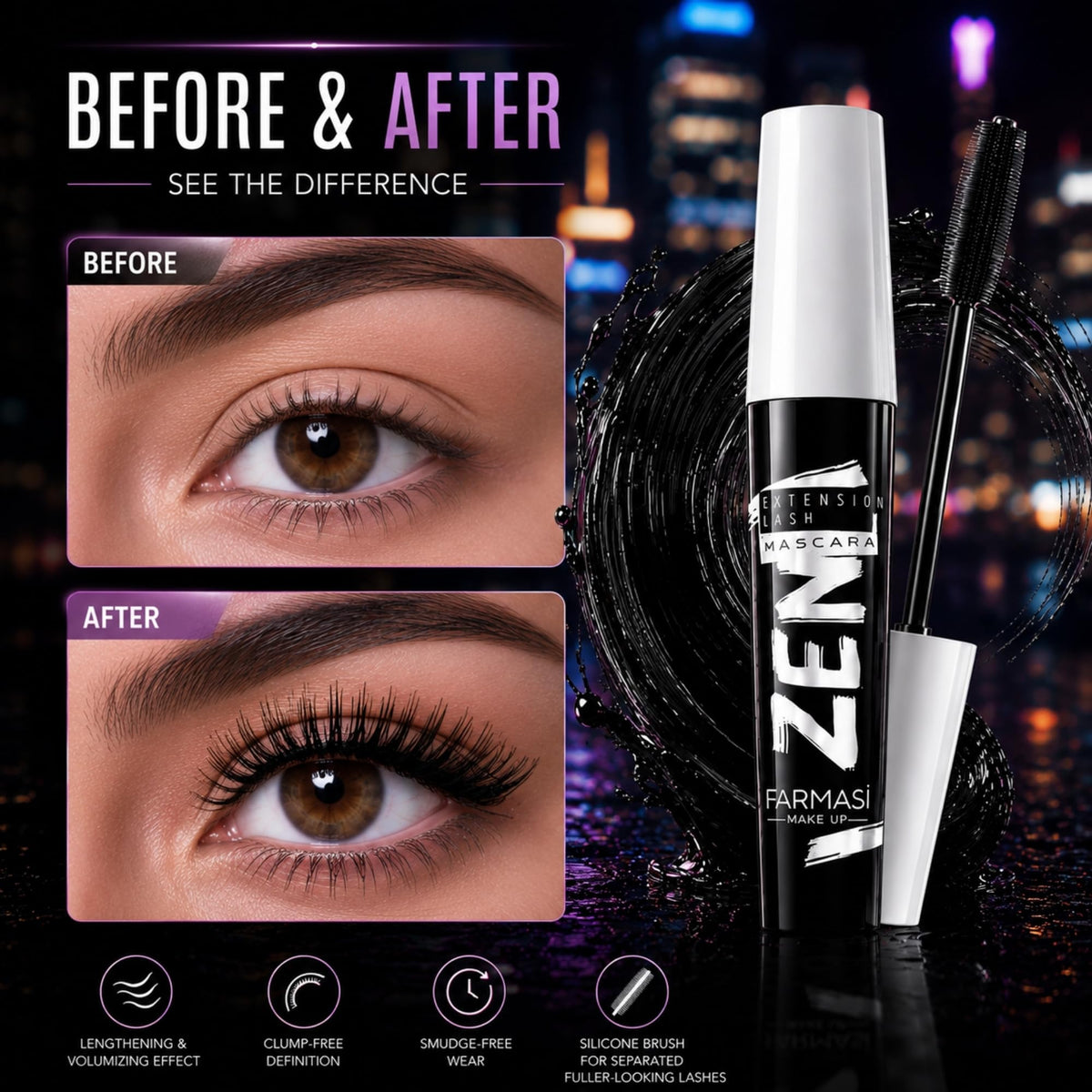 FARMASi wand detail highlighting bristles for root-to-tip control