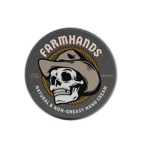 Farmhands front tin showing brand and compact repair cream benefit