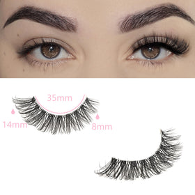 FARRED thin lash band close-up, flexible band for comfortable application