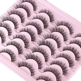 FARRED lashes with applicator and adhesive for easy application