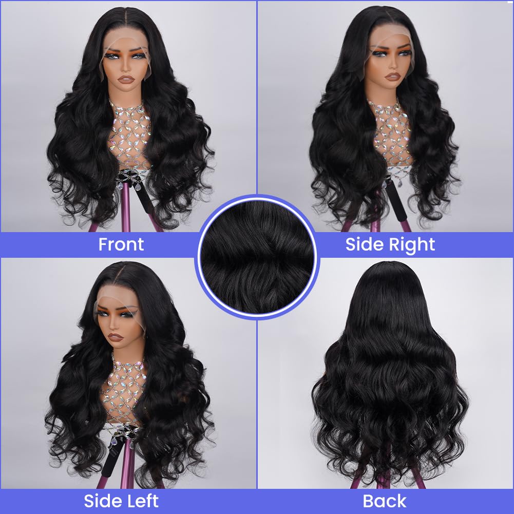 FASCARA body wave texture close-up showcasing soft, tangle-free waves