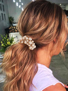 Fashey used to secure a high ponytail, neat hold without snagging hair benefit