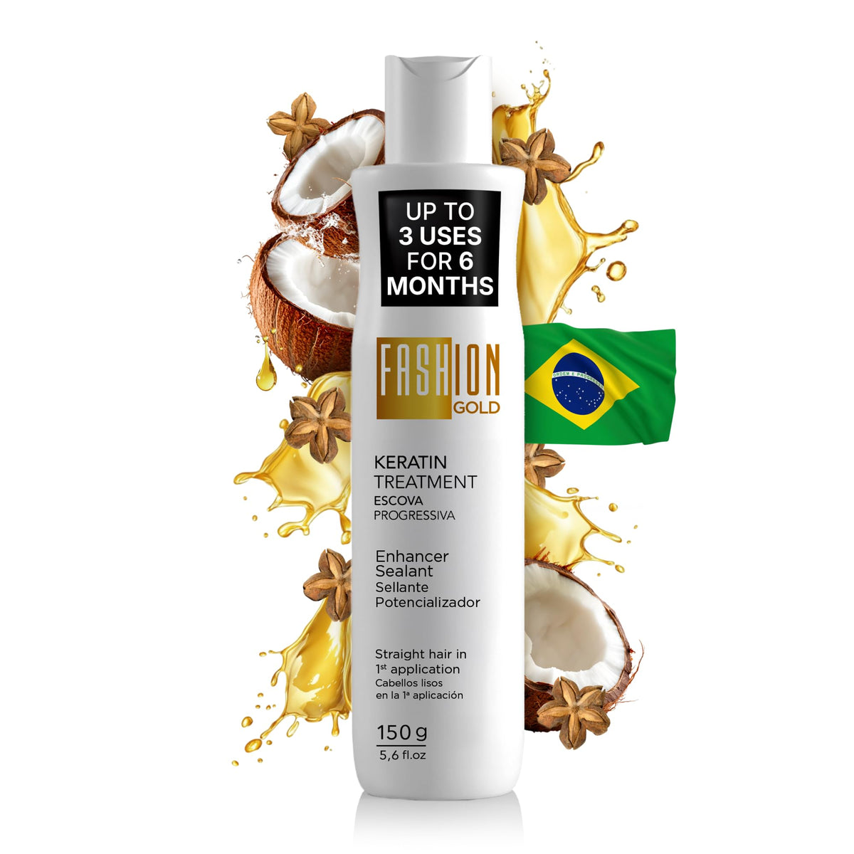 Fashion Gold front jar 150g showing packaging and clear product benefits