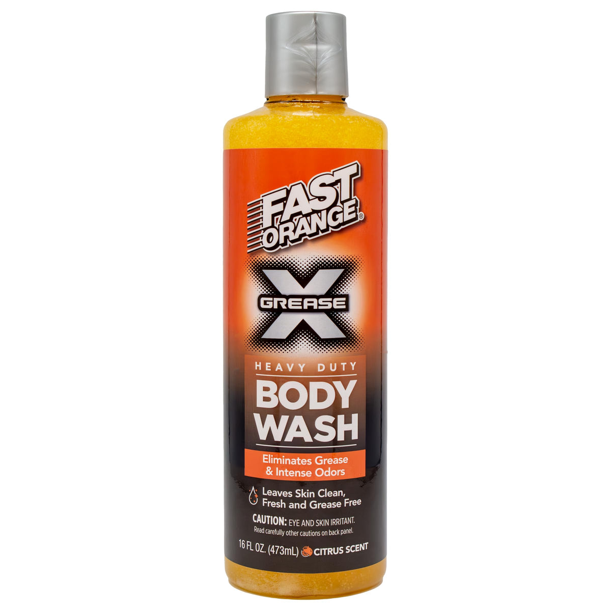 Fast Orange front packaging showing 16 oz bottle and citrus label, conveys heavy‑duty clean