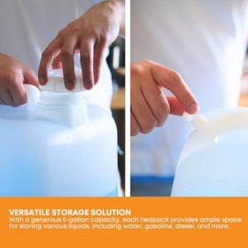 FastRack lid and pour spout detail for controlled pouring and reduced spills benefit