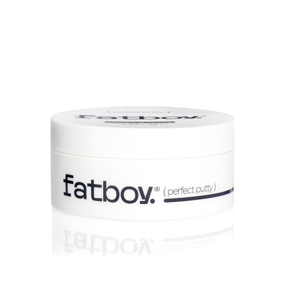 Fatboy Hair jar front packaging showing branding and matte putty