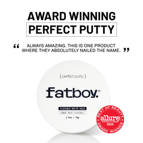 Fatboy Hair recyclable packaging emphasizing sustainable packaging benefit
