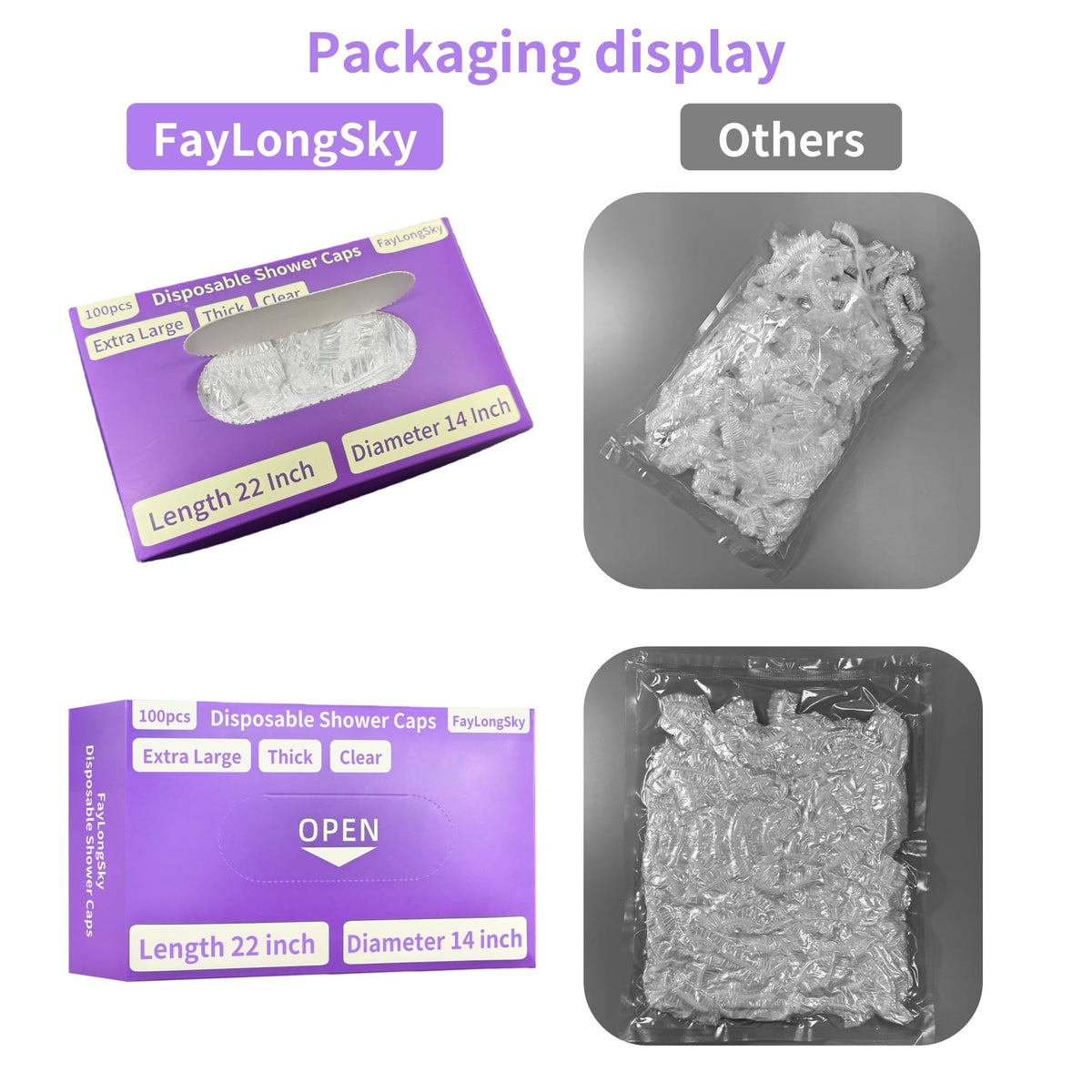 FayLongSky pulling one cap from dispenser for hygienic single use