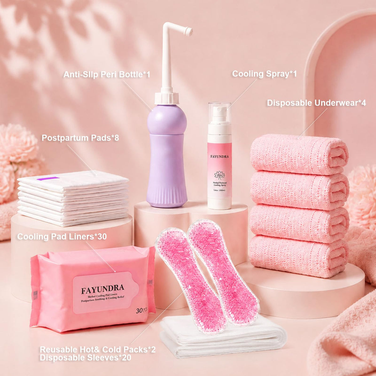 FAYUNDRA angled peri bottle close-up for precise cleansing and gentle care