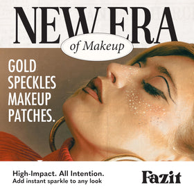 Fazit applying patch pressed to skin, quick press-and-peel adhesion benefit