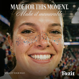 Fazit removal with micellar cleanser showing gentle easy adhesive release