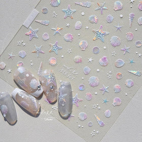 FBABFBUO sticker applied on natural nail illustrating instant salon look benefit