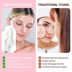 Fcaeon towel texture macro detail revealing soft viscose weave for gentle skin contact