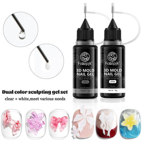 Fcozpjk clear gel texture close-up highlighting smooth bubble-free finish
