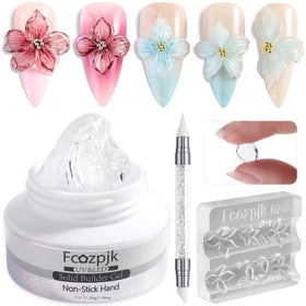 Fcozpjk front packaging showing clear builder gel and kit benefits