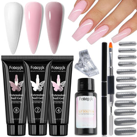 Fcozpjk front packaging showing full poly gel kit for easy identification