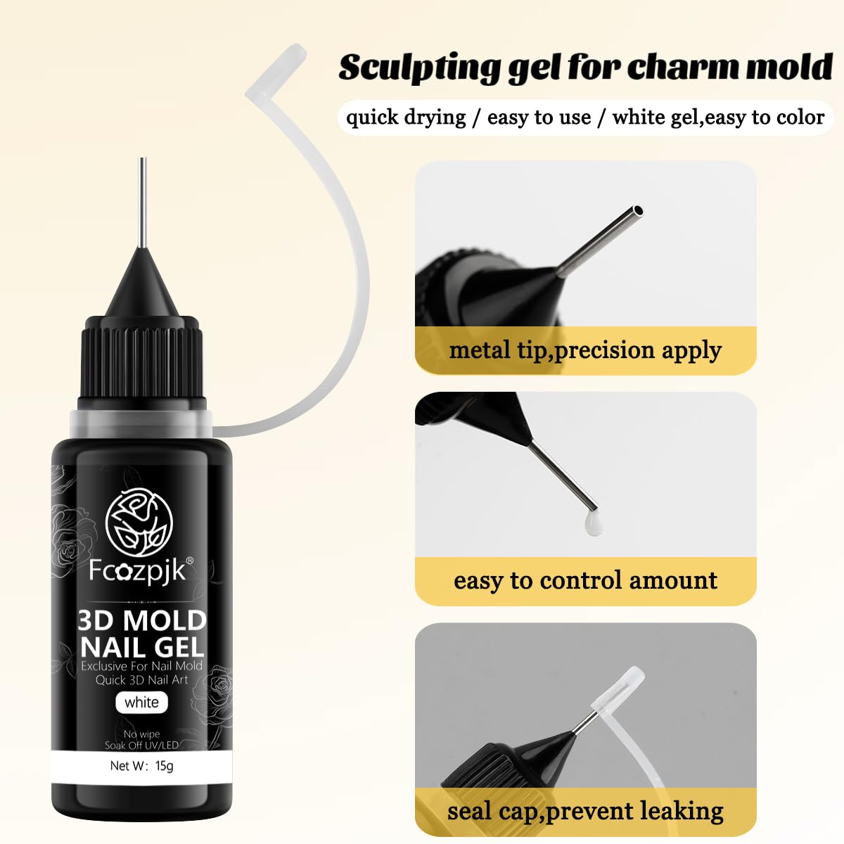 Fcozpjk metal needle tip closeup for precise application benefit