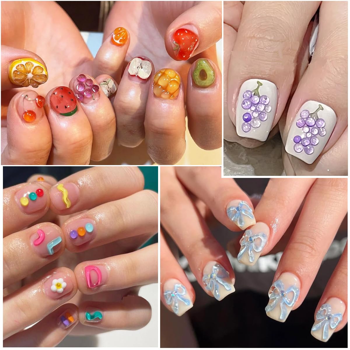 Fcozpjk gel used as rhinestone adhesive securing charms for long-lasting sparkle