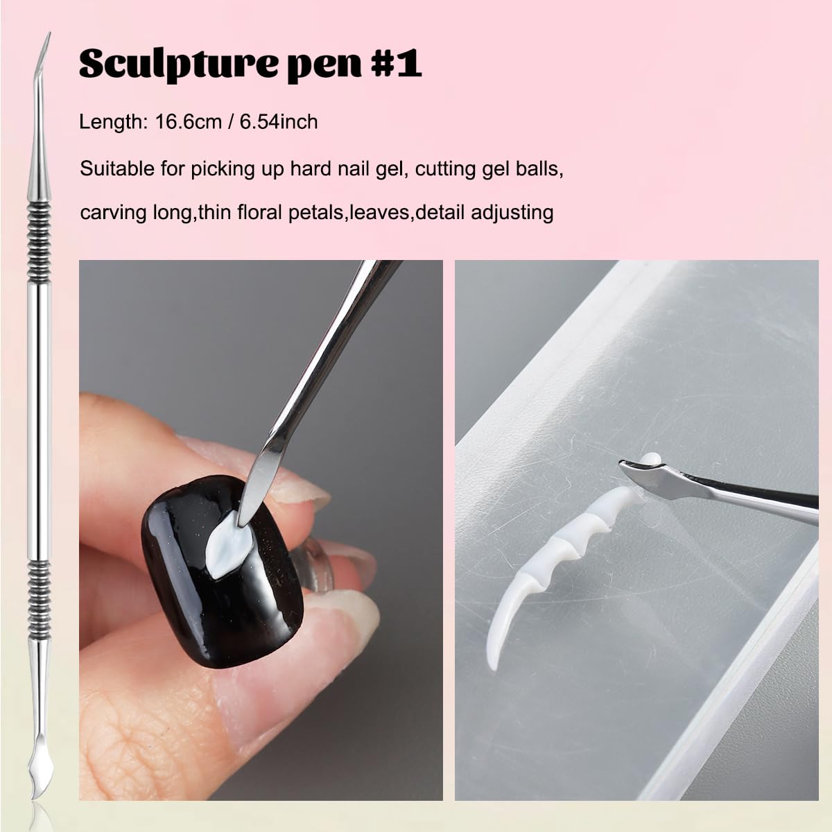 Fcozpjk silicone finger sleeves pictured on a practice finger, providing stable non-slip surface for carving