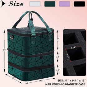 FCQQYWZ reinforced handles and SBS zipper detail for comfortable carrying
