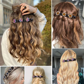 FDBJulyy clip securing bangs neatly, tames flyaways and frames the face