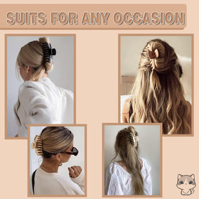 FDBJulyy large clip securing thick hair for reliable all-day hold