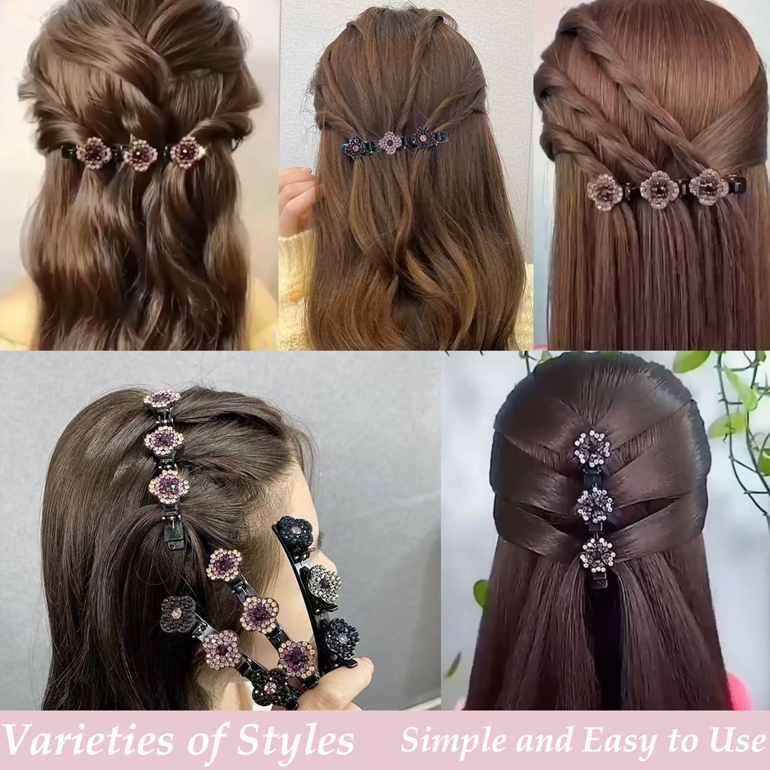 FDBJulyy lifestyle image at party with clips worn, adds glam to event looks