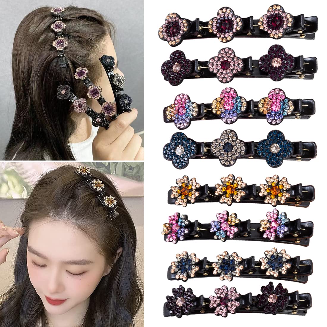 FDBJulyy styling variation with three clips, demonstrates versatile decorative options