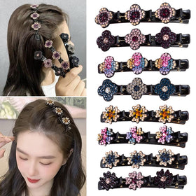 FDBJulyy styling variation with three clips, demonstrates versatile decorative options