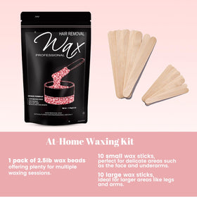 FEAMIRIA waxing a bikini line in use showing gentle, precise removal benefit
