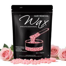 FEAMIRIA front packaging of 2.5lb rose wax beads showing label and weight benefit