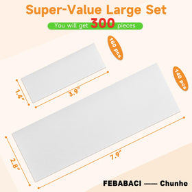 FEBABACI large strip flat lay demonstrating coverage for legs and bikini areas