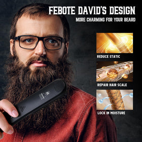 FEBOTE LCD display and buttons showing precise temperature control