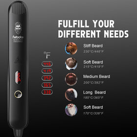 FEBOTE styling brush shaping a beard for neater appearance