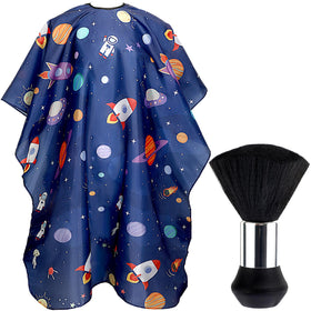 FEBSNOW front view of cartoon cape showing full coverage and playful print benefit
