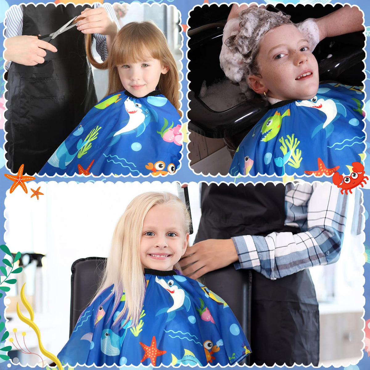 FEBSNOW dinosaur print cape bright design engaging kids during styling