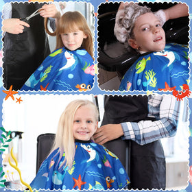 FEBSNOW dinosaur print cape bright design engaging kids during styling