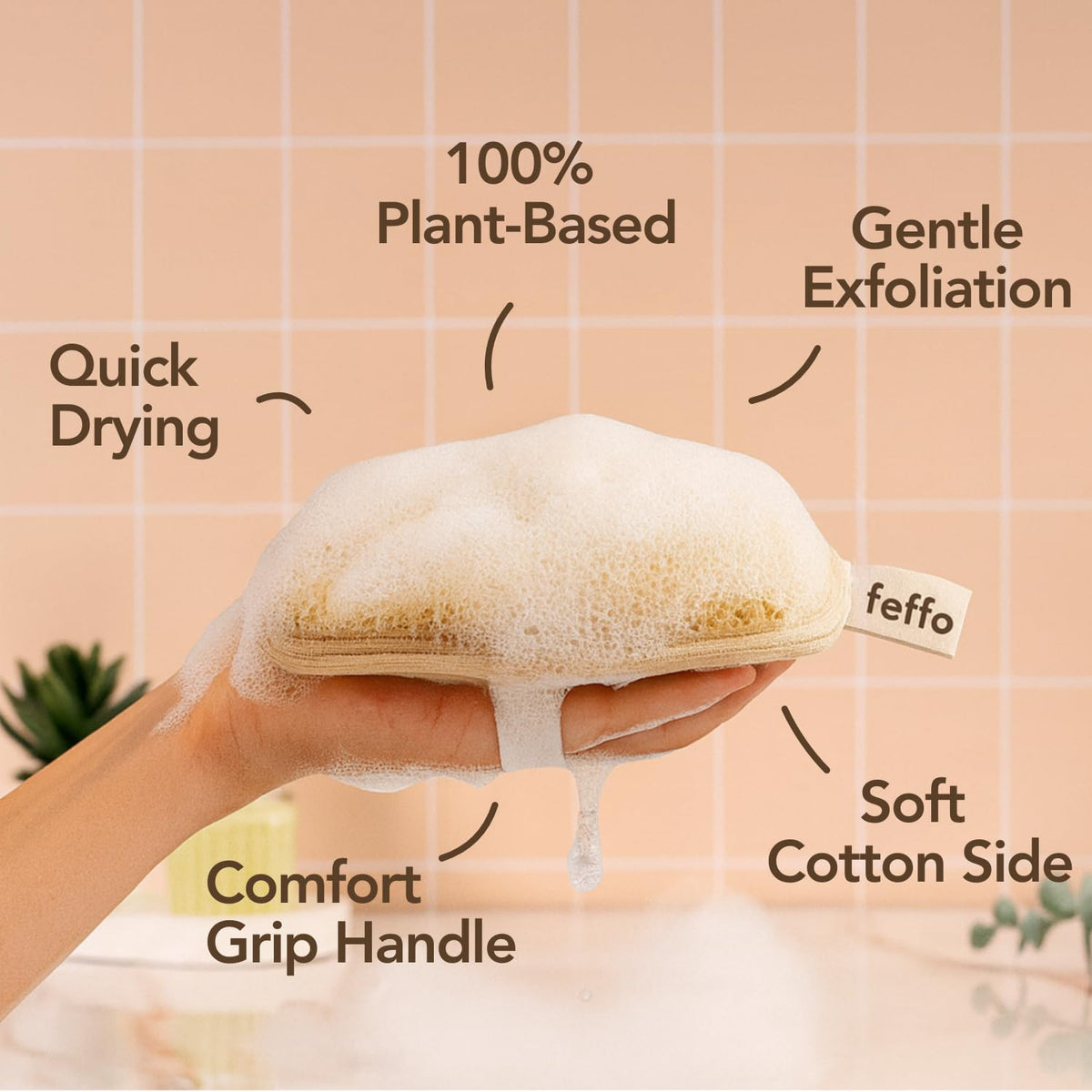 Feffo hand strap grip displayed for secure, slip-resistant use