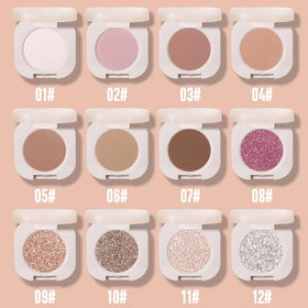 FeiCuiYun on-model daytime eye look demonstrating flattering subtle shimmer