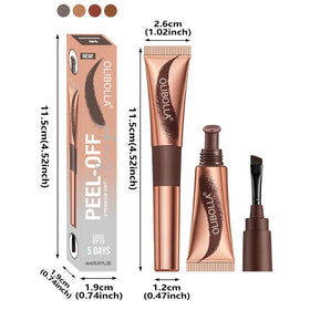 FeiCuiYun compact kit in a travel bag for on-the-go brow touch-ups