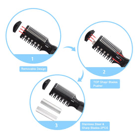 FEISIER comb teeth and ergonomic handle for comfortable styling control