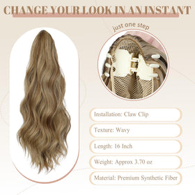 FELENDY low ponytail example showing smooth blend with natural hair for polished looks