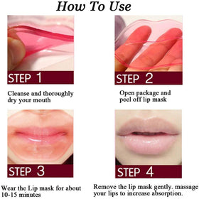 Felico lip masks staged in bathroom selfcare scene for relaxing repair