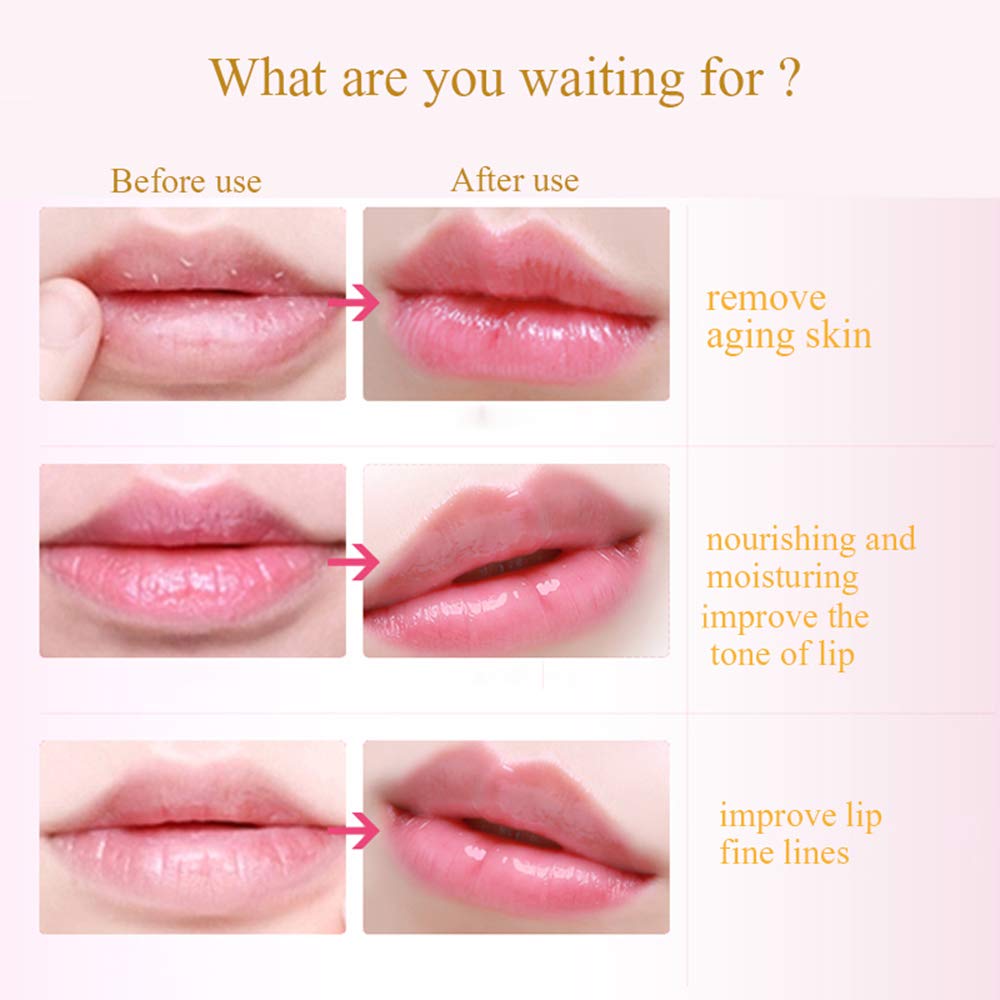 Felico lip mask shown in hand to display compact travel-friendly size