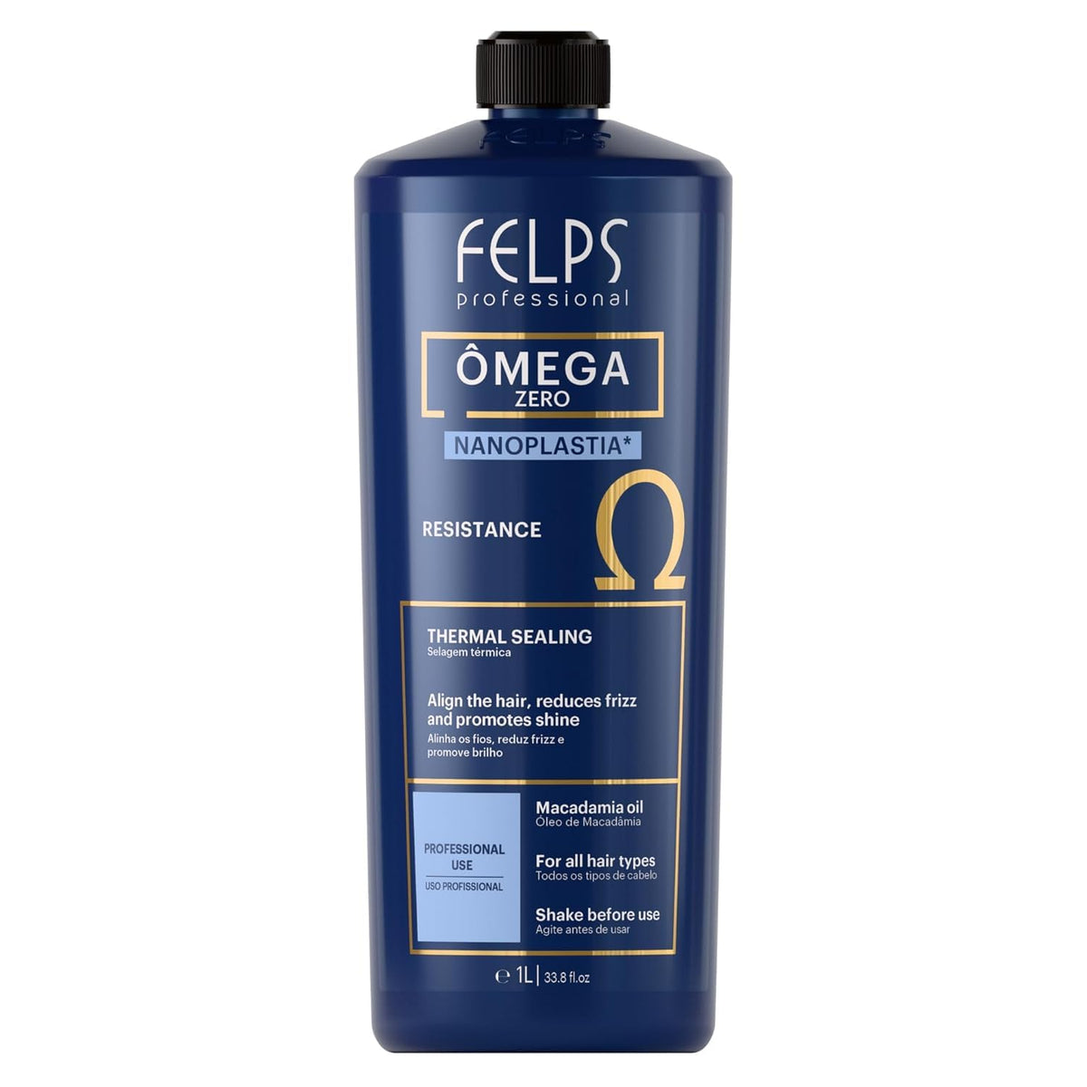 Felps Professional Omega front packaging showing bottle and product name for easy identification