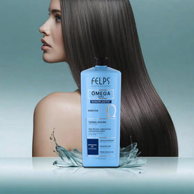 Felps Professional closeup label highlighting natural ingredients and features
