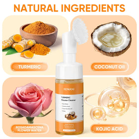 femani bathroom scene with products staged to suggest daily skincare ritual