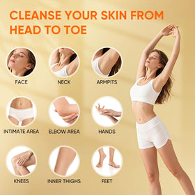 femani soft cleansing brush head texture for gentle exfoliation and even lather