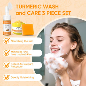 femani face wash pump with soft-bristle brush demonstrating gentle cleansing action