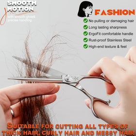 Fengliren in salon use with stylist cutting hair showing precise control benefit